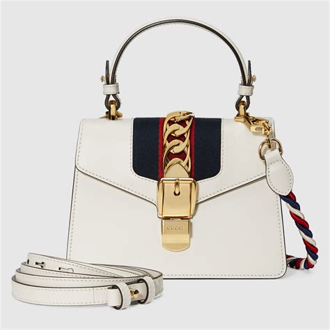 gucci sylvie leather bag charms|gucci sylvie bag medium.